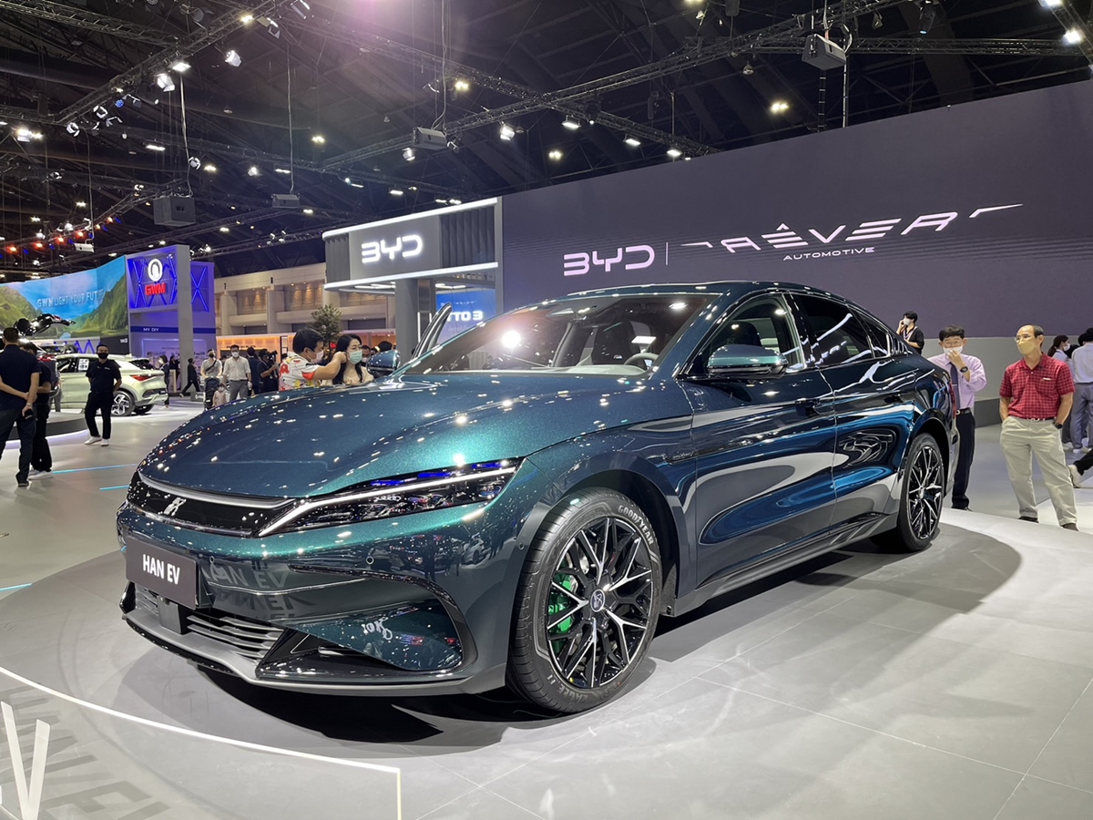 electric cars in the motor expo 2022