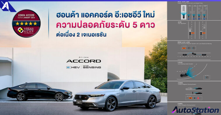 Honda Accord E:HEV ASEAN NCAP