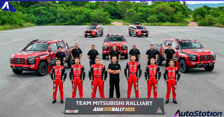 Team Mitsubishi Ralliart Takes on Asia Cross Country Rally 2025